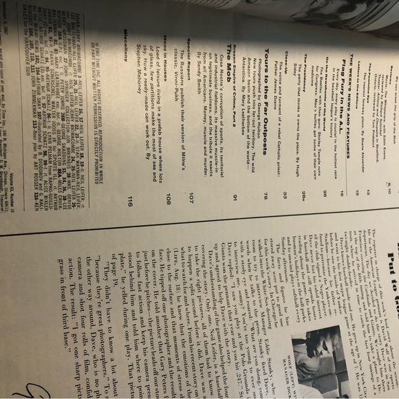 September 8, 1967 Life Magazine-The Frenzied Pennant Race Family Football Guide - Picture 16 of 16